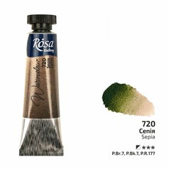 akvarel farba v tube 10 ml ROSA Gallery 720 sepia akvarel farba v tube 10 ml ROSA Gallery 720 sepia