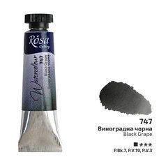 akvarel farba v tube 10 ml ROSA Gallery 747 black grape akvarel farba v tube 10 ml ROSA Gallery 747 black grape