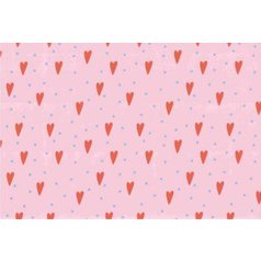 ozdobný papier transparentný A4/115g srdce