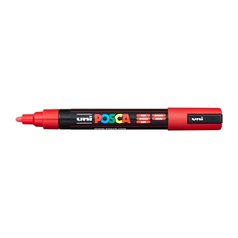akrylový marker UNI POSCA 5M - red akrylový marker UNI POSCA 5M - red