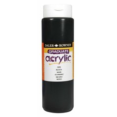 akrylová farba Graduate 500 ml black