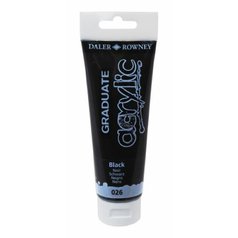akrylová farba 120ml Daler Rowney Black akrylová farba 120ml Daler Rowney Black