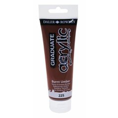 akrylová farba 120ml Daler Rowney Burnt umber akrylová farba 120ml Daler Rowney Burnt umber