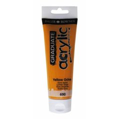 akrylová farba 120ml Daler Rowney Yellow ochre akrylová farba 120ml Daler Rowney Yellow ochre