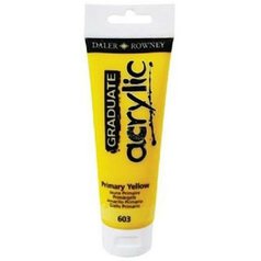 akrylová farba 120ml Daler Rowney Primary Yellow akrylová farba 120ml Daler Rowney Primary Yellow