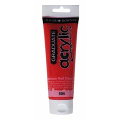 akrylová farba 120ml Daler Rowney Cadmium red deep HUE akrylová farba 120ml Daler Rowney Cadmium red deep HUE