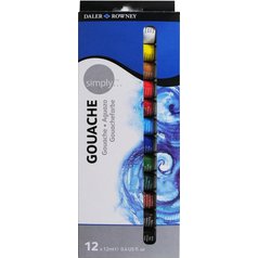 gvašová farba sada 12x12 ml