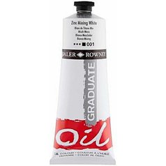 Daler Rowney Graduate olejová farba 200 ml, zinc white