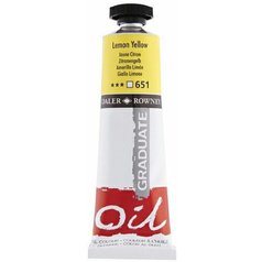 Daler Rowney Graduate olejová farba 38 ml, lemon yellow Daler Rowney Graduate olejová farba 38 ml, lemon yellow