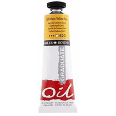 Daler Rowney Graduate olejová farba 38 ml, cadmium yellow Hue Daler Rowney Graduate olejová farba 38 ml, cadmium yellow Hue
