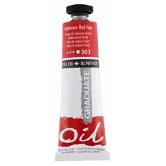 Daler Rowney Graduate olejová farba 38 ml, cadmium red Hue Daler Rowney Graduate olejová farba 38 ml, cadmium red Hue