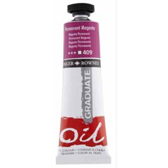 Daler Rowney Graduate olejová farba 38 ml, permanent magenta Daler Rowney Graduate olejová farba 38 ml, permanent magenta