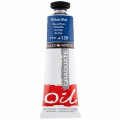 Daler Rowney Graduate olejová farba 38 ml, phthalo blue Daler Rowney Graduate olejová farba 38 ml, phthalo blue