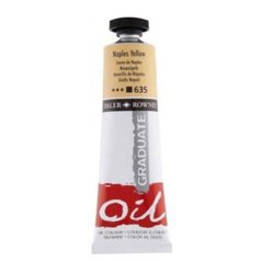 Daler Rowney Graduate olejová farba 38 ml, naples yellow Daler Rowney Graduate olejová farba 38 ml, naples yellow
