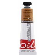 Daler Rowney Graduate olejová farba 38 ml, raw sienna Daler Rowney Graduate olejová farba 38 ml, raw sienna