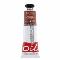 Daler Rowney Graduate olejová farba 38 ml, brunt sienna Daler Rowney Graduate olejová farba 38 ml, brunt sienna