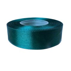 stuha saténová 25 mm/32m nefritová zelená