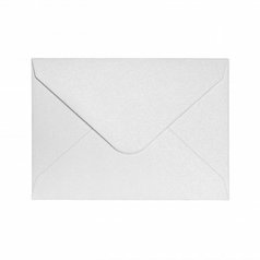 obálka 7x10cm biela perleť
