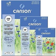 blok na akvarel Canson A4 250G 10 listov