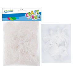 perie 20-30 cm 16g biele