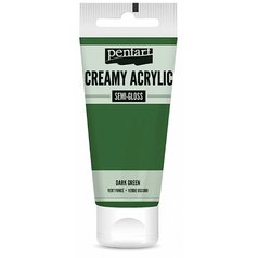 akrylová farba Pentart 60 ml pololesklá zelená