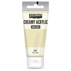 akrylová farba Pentart 60 ml pololesklá slonovina