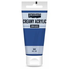 akrylová farba Pentart 60 ml pololesklá modrá