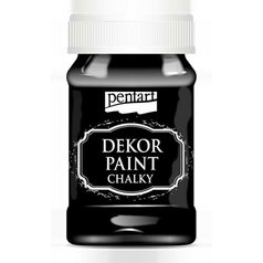 kriedová farba 100 ml Pentart DEKOR ebenová čierna