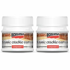 krakelovací lak Pentart 50+50 ml 2faz.