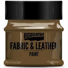 farba na textil a kožu Pentart 50 ml hnedá tmavá
