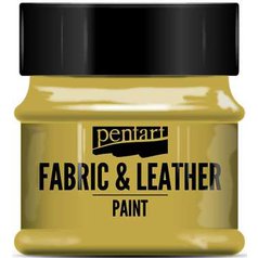 farba na textil a kožu Pentart 50 ml zlatá
