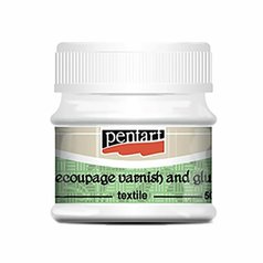 decoupage lepidlo a lak na textil Pentart 50 ml