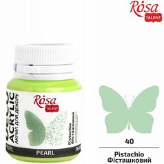 akrylová farba 20 ml ROSA Talent perleť 80 pistachio