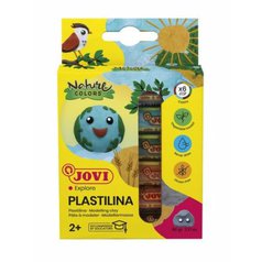 JOVI plastelína prírodné odtiene 6x15g
