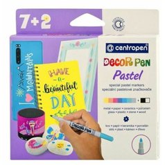 popisovače 2738 DECOR PEN 7+2ks pastel