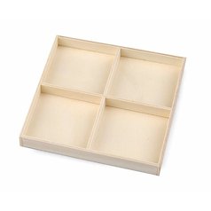 Drevený box / organizér 13x13 cm Drevený box / organizér 13x13 cm