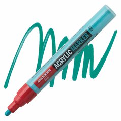 akrylový marker AMSTERDAM 3-4mm M 522 turquoise