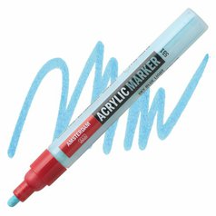 akrylový marker AMSTERDAM 3-4mm M 551 sky blue light