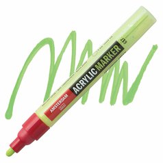 akrylový marker AMSTERDAM  3-4mm M 617 Yellowish Green
