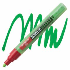 akrylový marker AMSTERDAM 3-4mm M 618 Permanent Green Light
