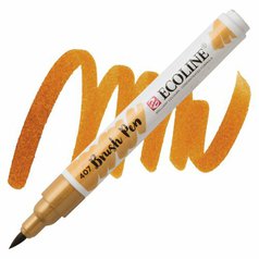 Akvarelové pero Ecoline brush pen Deep Ochre Akvarelové pero Ecoline brush pen Deep Ochre