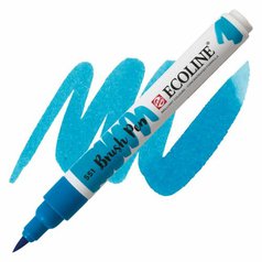 Akvarelové pero Ecoline brush pen Sky Blue Light Akvarelové pero Ecoline brush pen Sky Blue Light