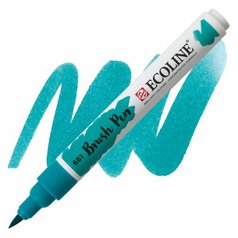 Akvarelové pero Ecoline brush pen Turquoise Green Akvarelové pero Ecoline brush pen Turquoise Green