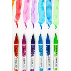 akvarelové pero Ecoline brush pen rôzne odtiene