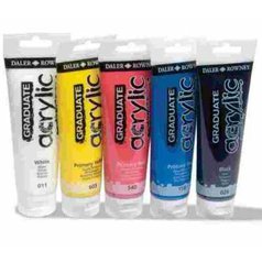 akrylová farba 120 ml Daler Rowney Graduate  rôzne odtiene