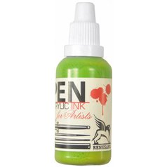 akrylový atrament Renesans 35ml golden green