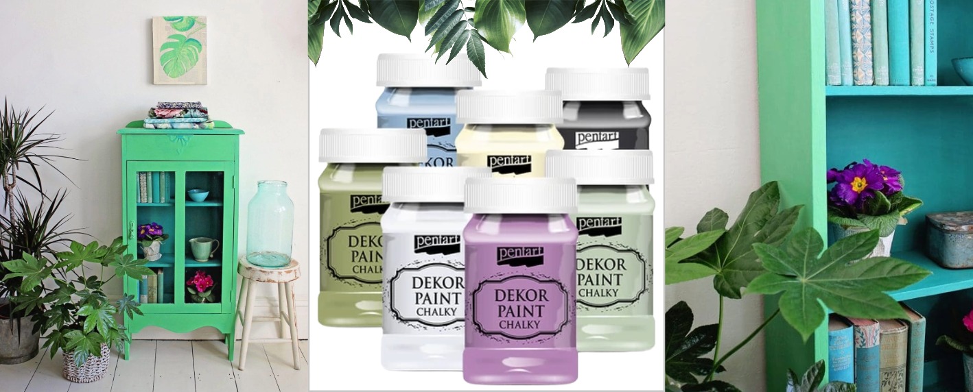 kriedove farby na DIY nabytok etc..